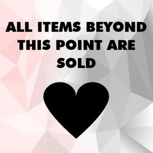 All items beyond this point are sold